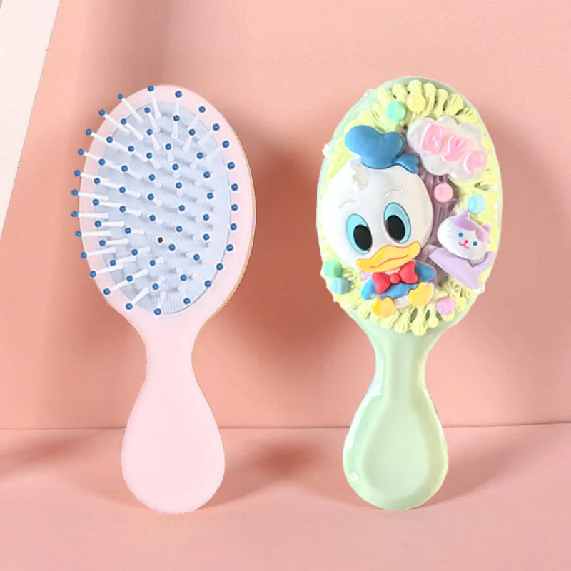 1 pc Cream Glue DIY Material And Cartoon Cute Children's Mini Comb