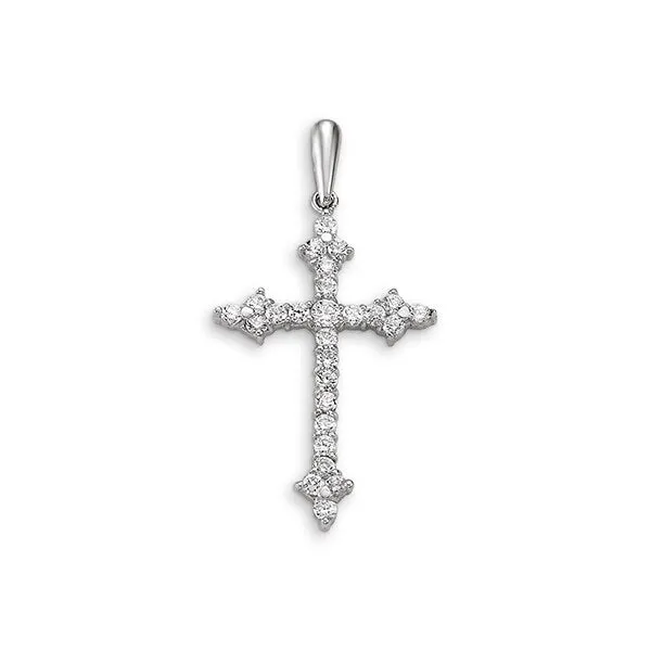 10k Gold Vintage Cross with CZ