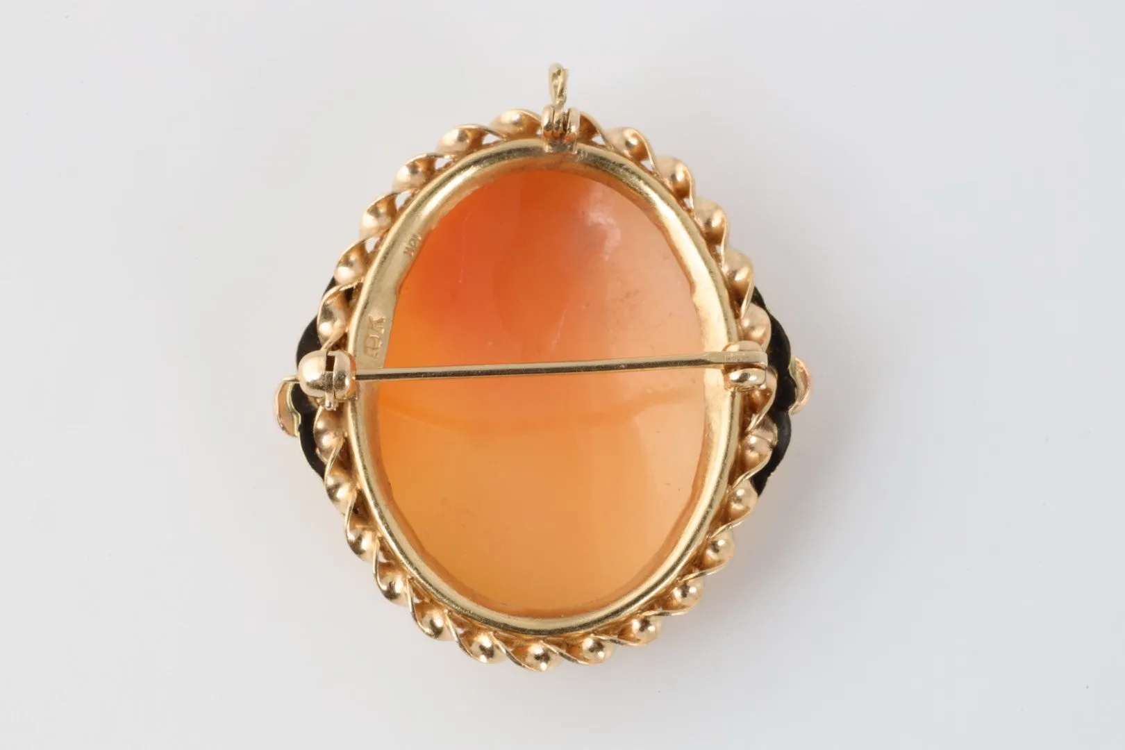 10k Yellow Gold Cameo Brooch (6.81g.)