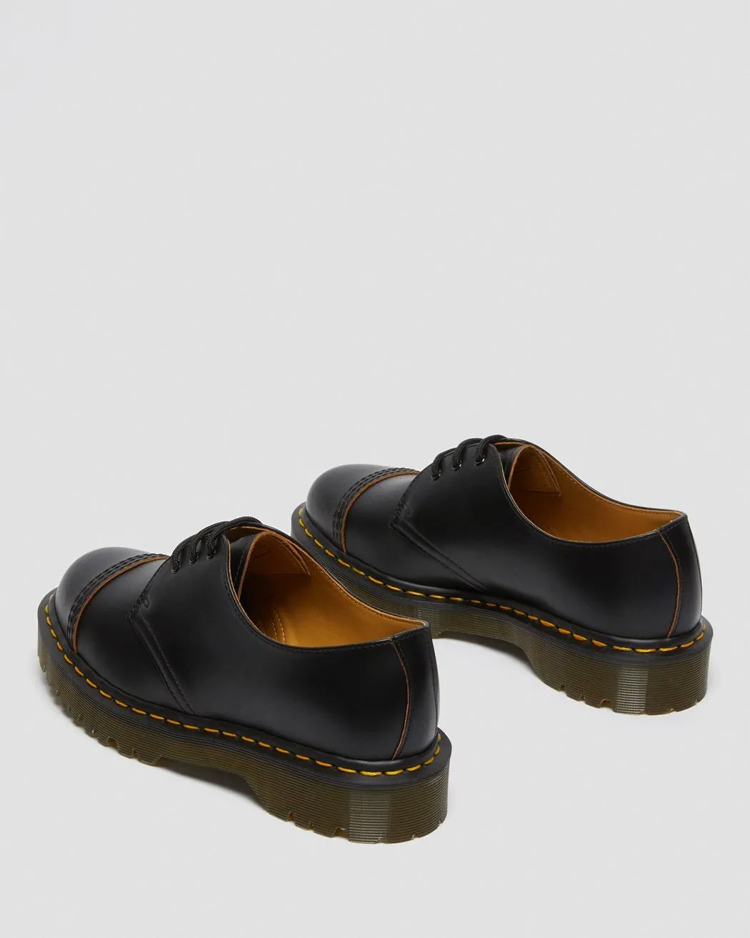 1461 Bex Toe Cap Black Quilon Oxford Shoe