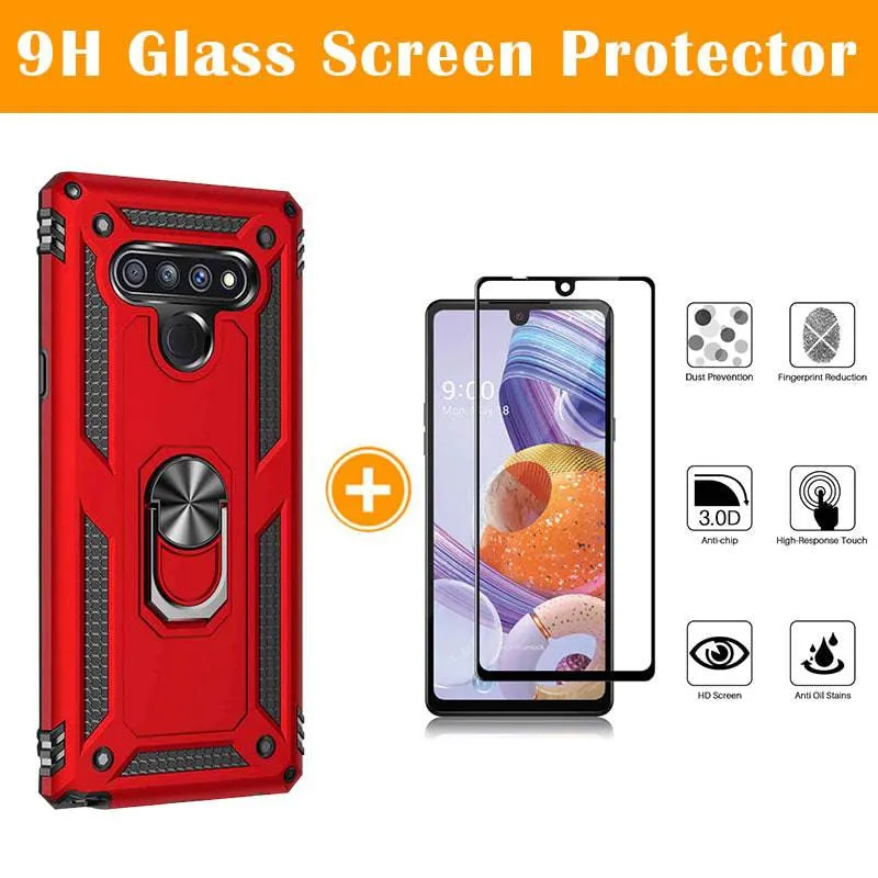 2021 New Luxury Armor Ring Bracket Phone case For LG Stylo6-Fast Delivery