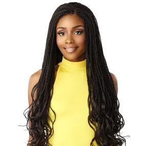 4×4 BRAIDED BOX FRENCH CURL 30 | Sensationnel Cloud9 Synthetic Lace Wig