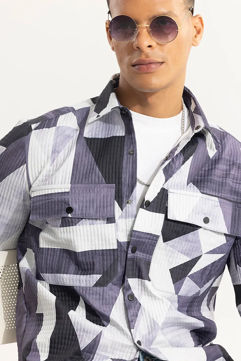 Abstractix Grey Overshirt