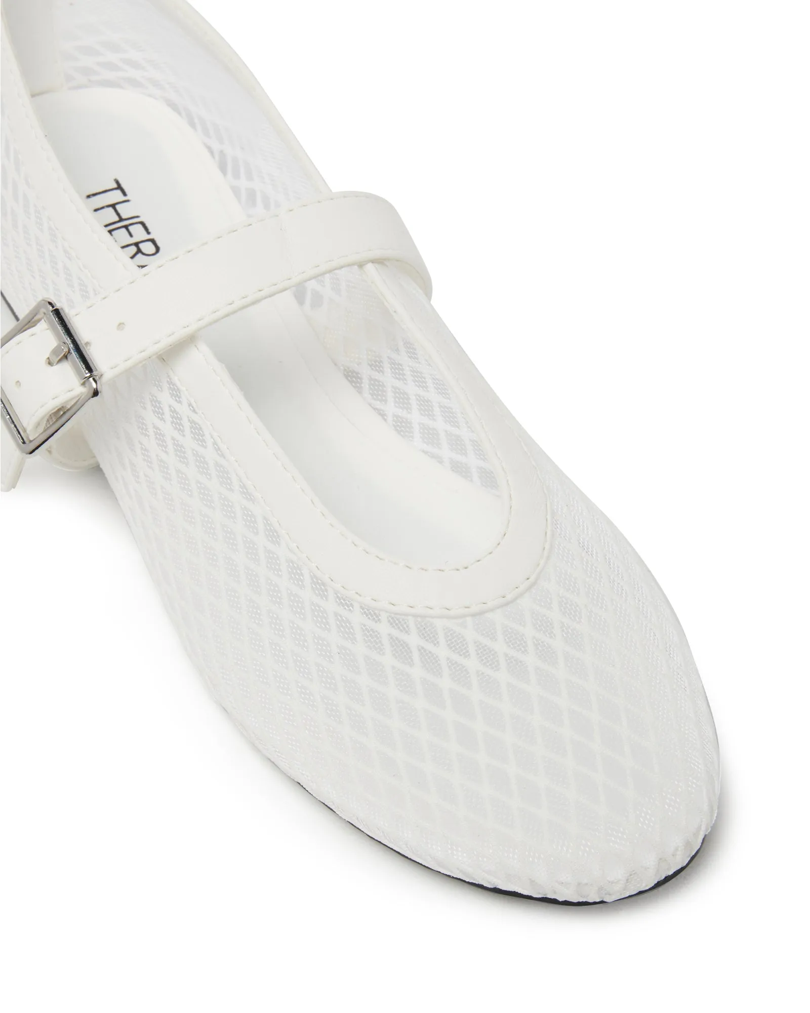 Addie Ballet Flat White