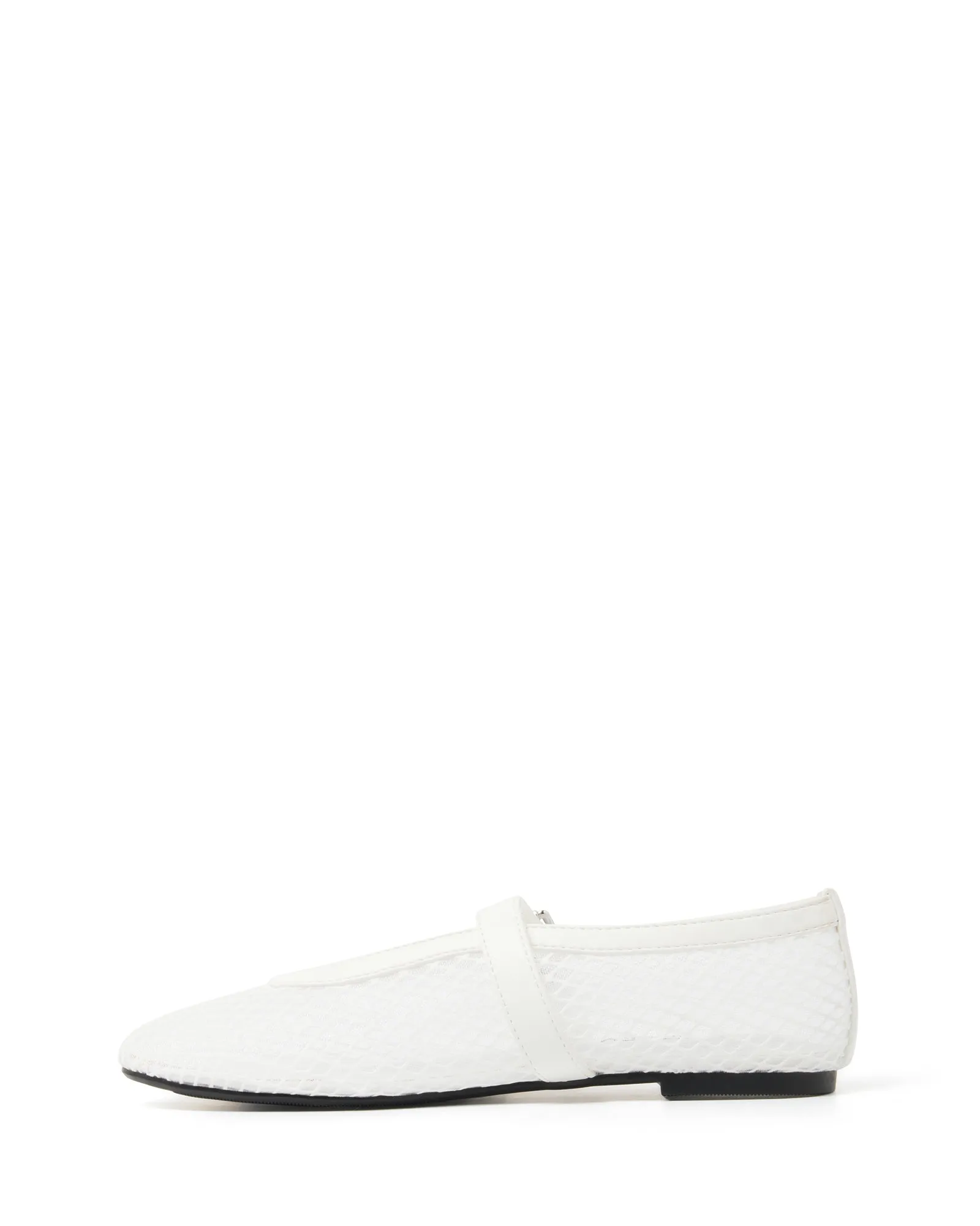 Addie Ballet Flat White