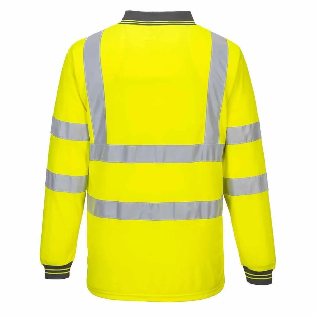 Aerotec Hi-Vis Long Sleeved Polo Shirt