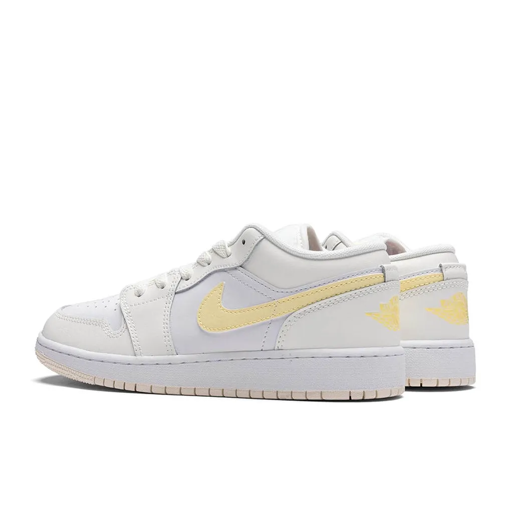 Air Jordan 1 Low (GS) - Sail/Lt Laser Orange/White/Laser Fuchsia