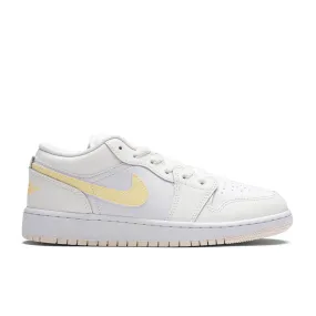 Air Jordan 1 Low (GS) - Sail/Lt Laser Orange/White/Laser Fuchsia