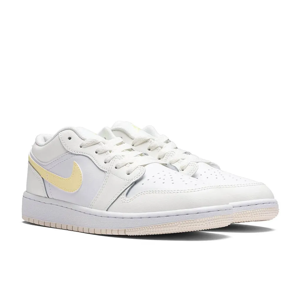 Air Jordan 1 Low (GS) - Sail/Lt Laser Orange/White/Laser Fuchsia