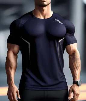 Airflow Navy Blue GymX Tee