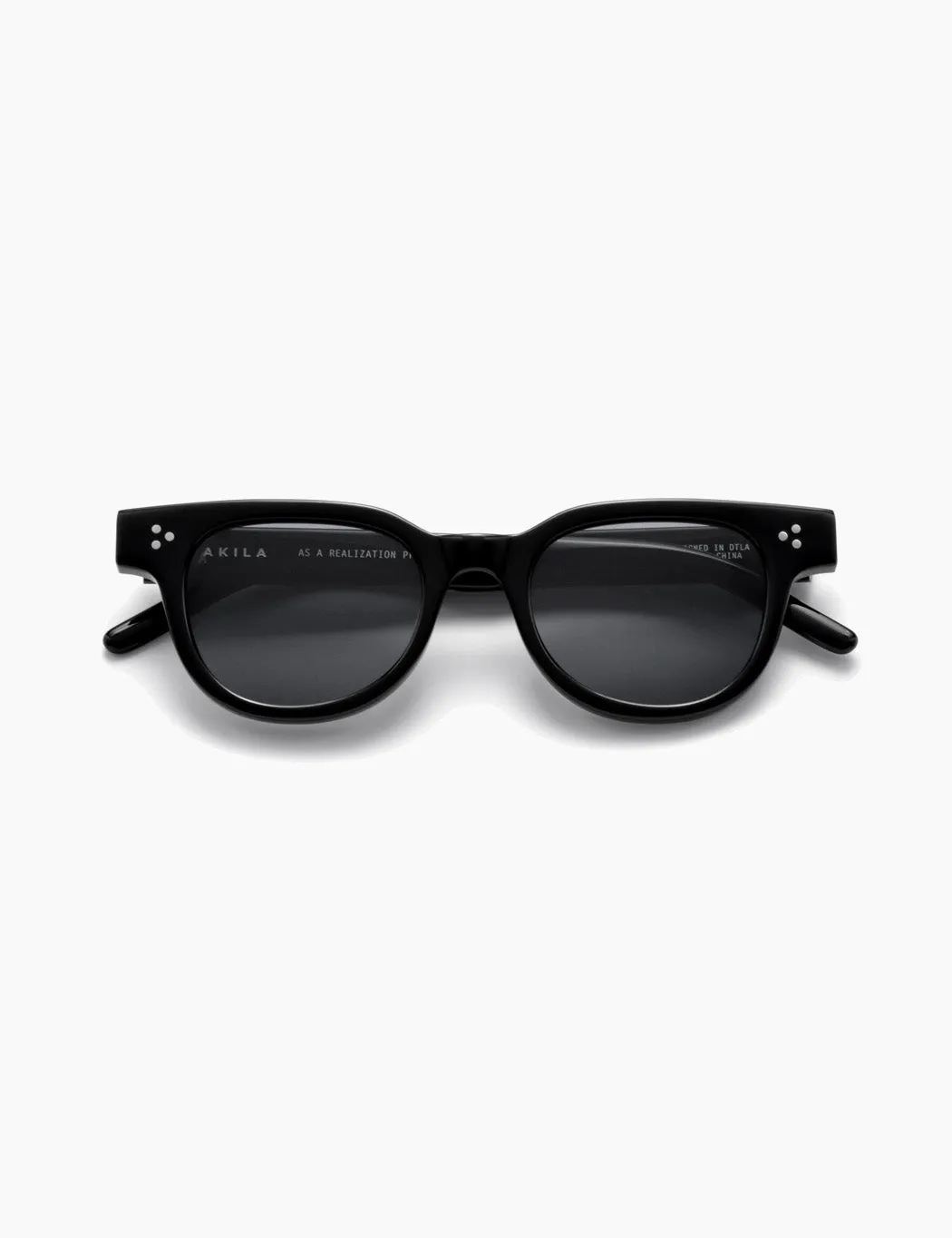 Akila Legacy Sunglasses - Black/Black Lens