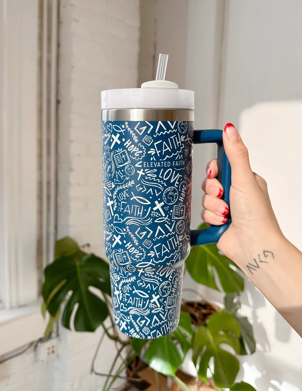 Allover Print 30 oz Tumbler