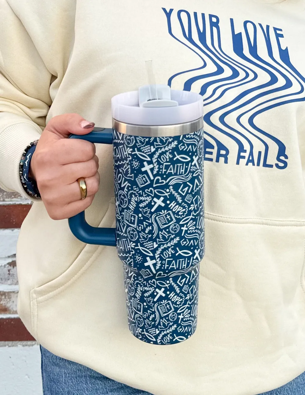 Allover Print 30 oz Tumbler