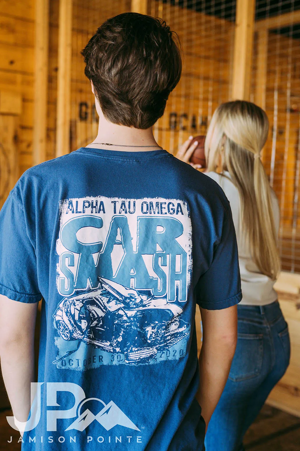 Alpha Tau Omega Car Smash Social Tee