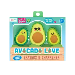 Avocado Love Eraser and Sharpener Set/3