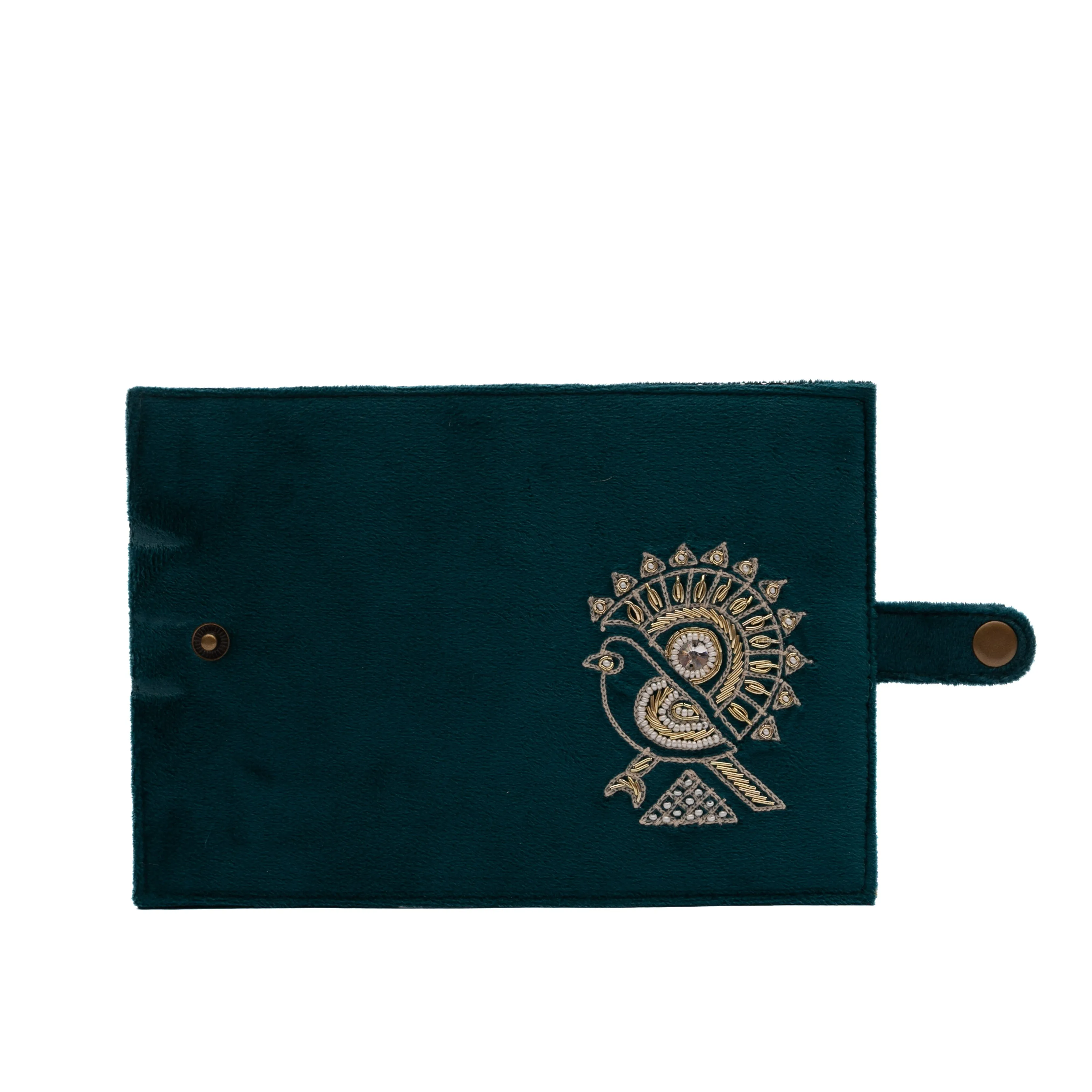 Azect handembroidered passport cover