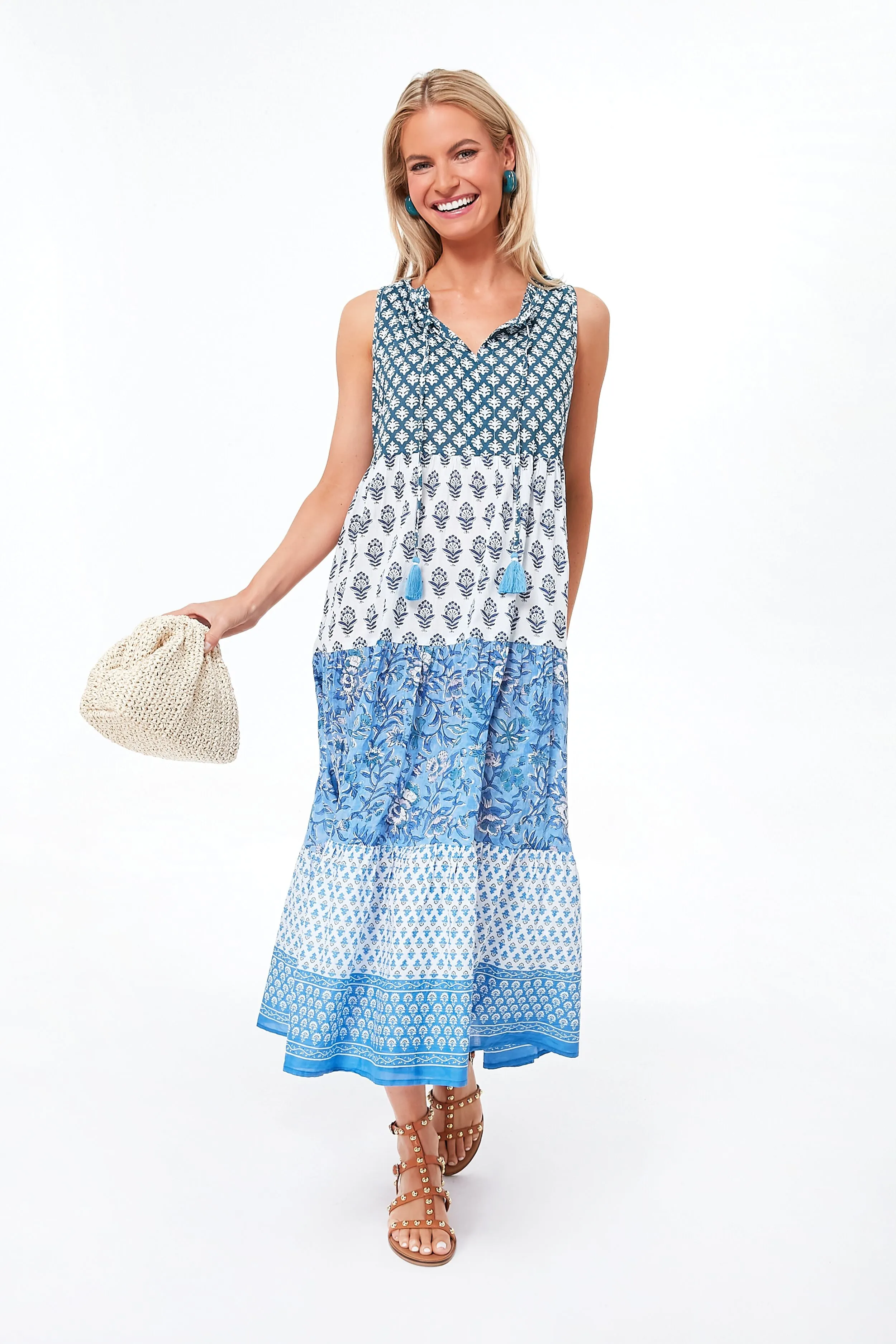 Bahama Blue Salty Paloma Caftan