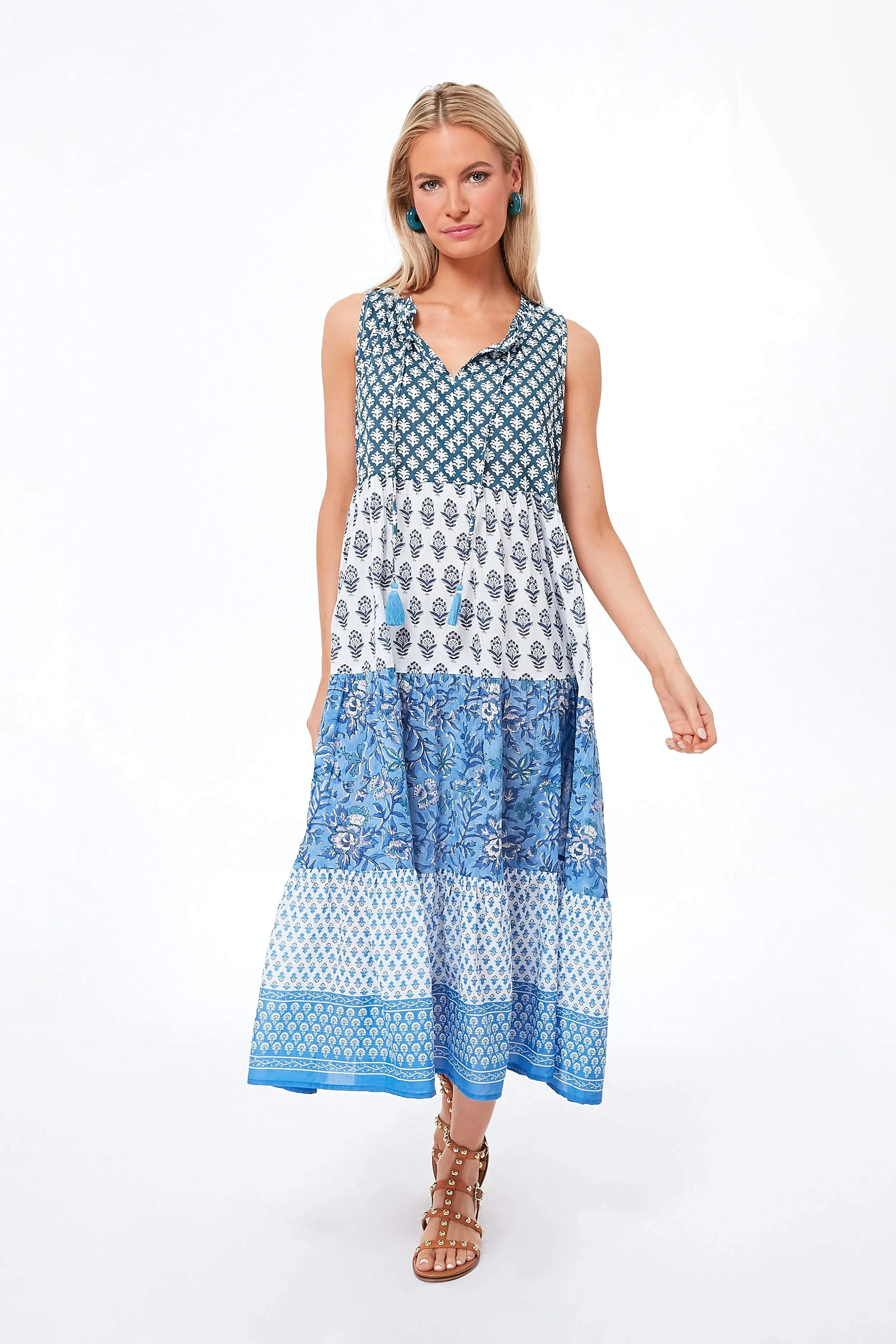 Bahama Blue Salty Paloma Caftan