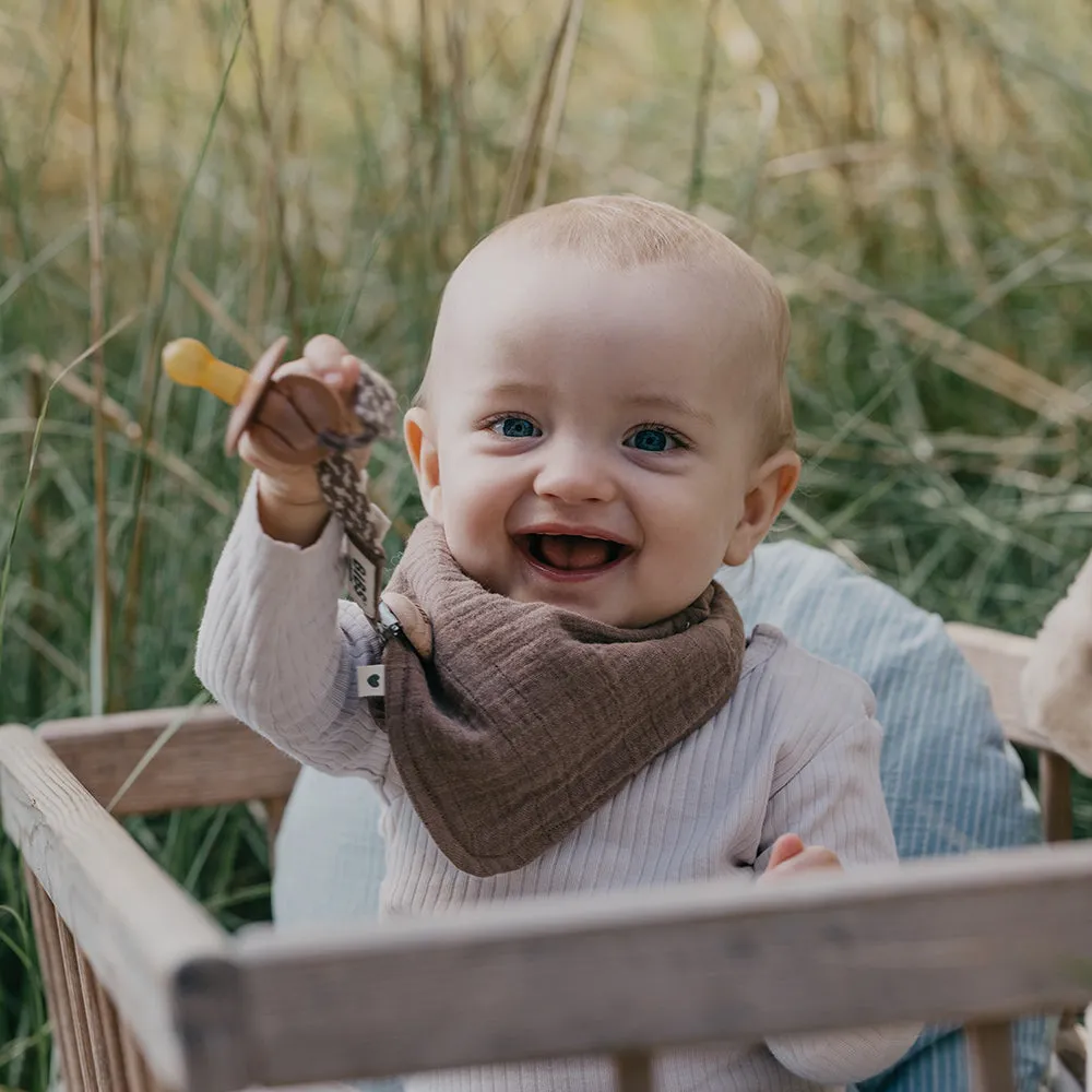 Bandana Bib | Dark Oak