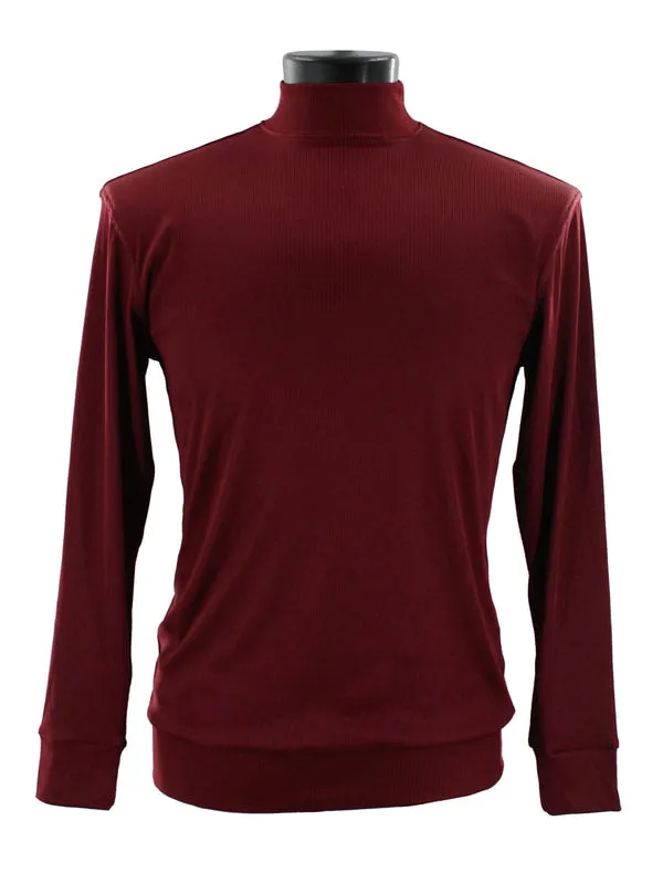 Bassiri Long Sleeve High Neck T-Shirt Plum (632)