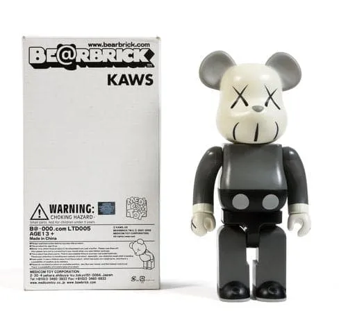 Bearbrick KAWS 400% Grey (Pre-Owned)