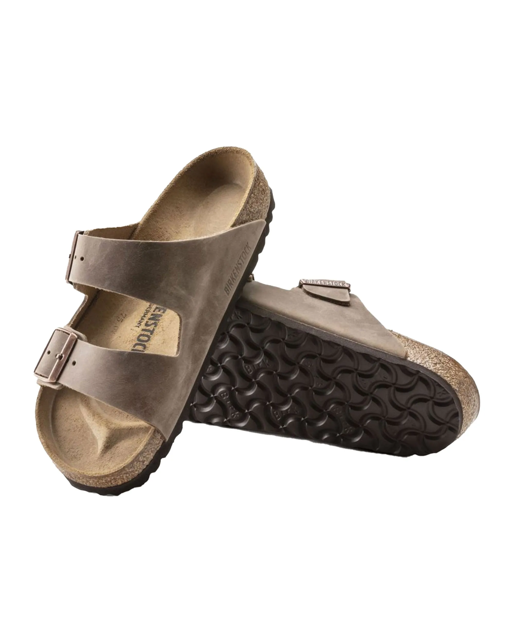 Birkenstock Arizona Tabacco Brown Oleata Calzata Stretta