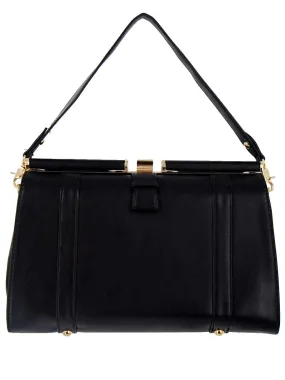 Black Nostalgia Midcentury Style Frame Bag