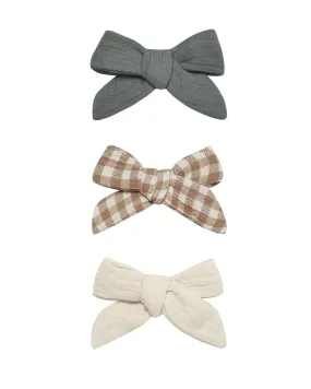 Bow W. Clip Set – Assorted Sets of 3