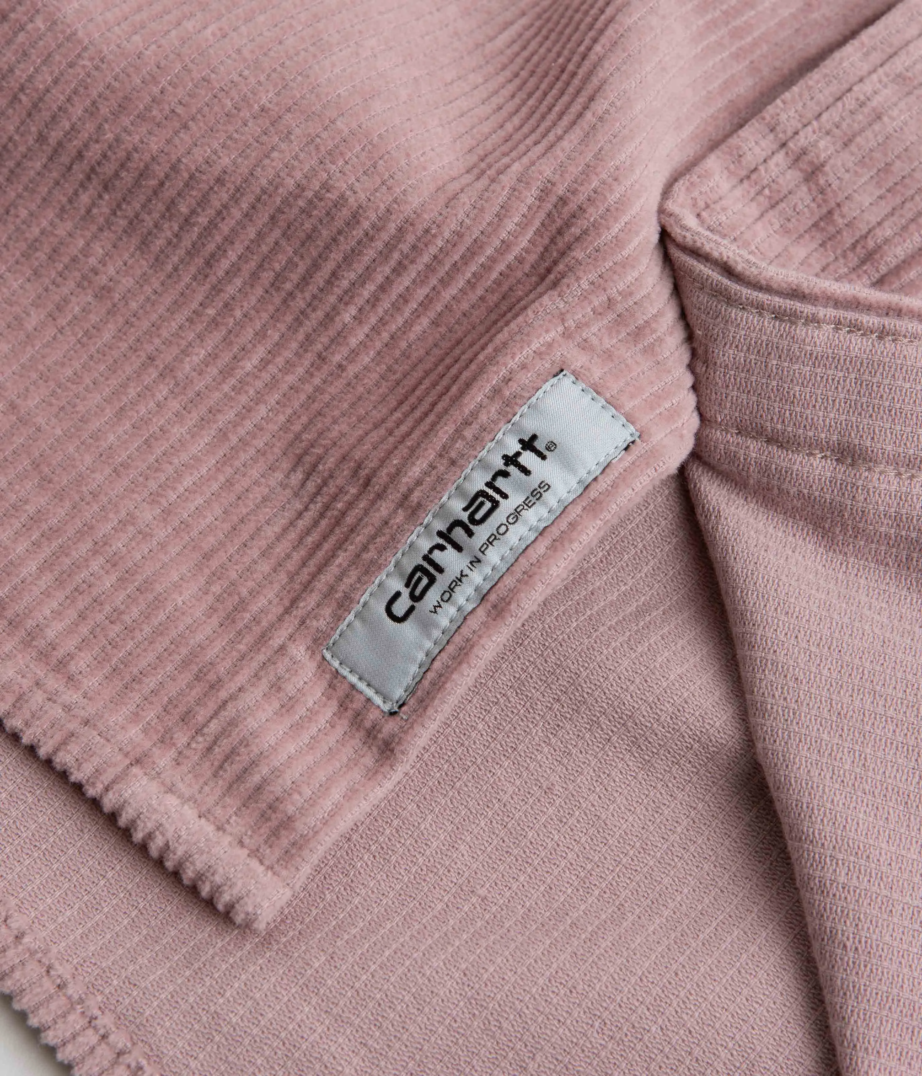 Carhartt Madison Cord Shirt - Glassy Pink / Black