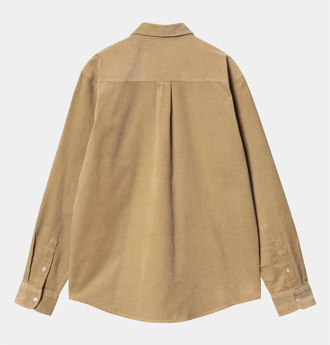 Carhartt WIP Madison Fine Cord Shirt in Sable