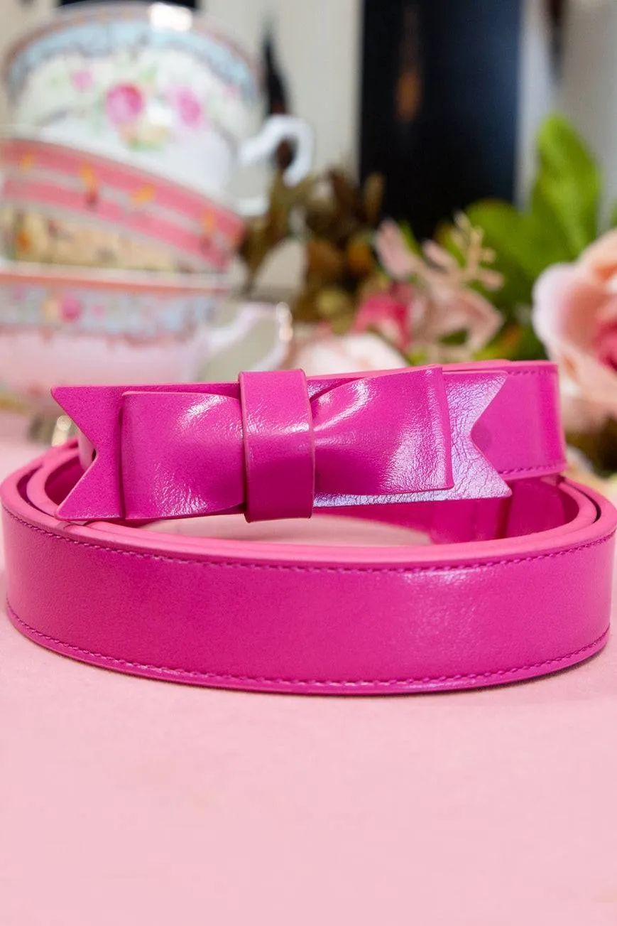 Charm School Belt (Fuchsia)