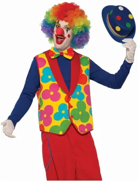 Clown Vest & Tie Adult Set Adult One Size