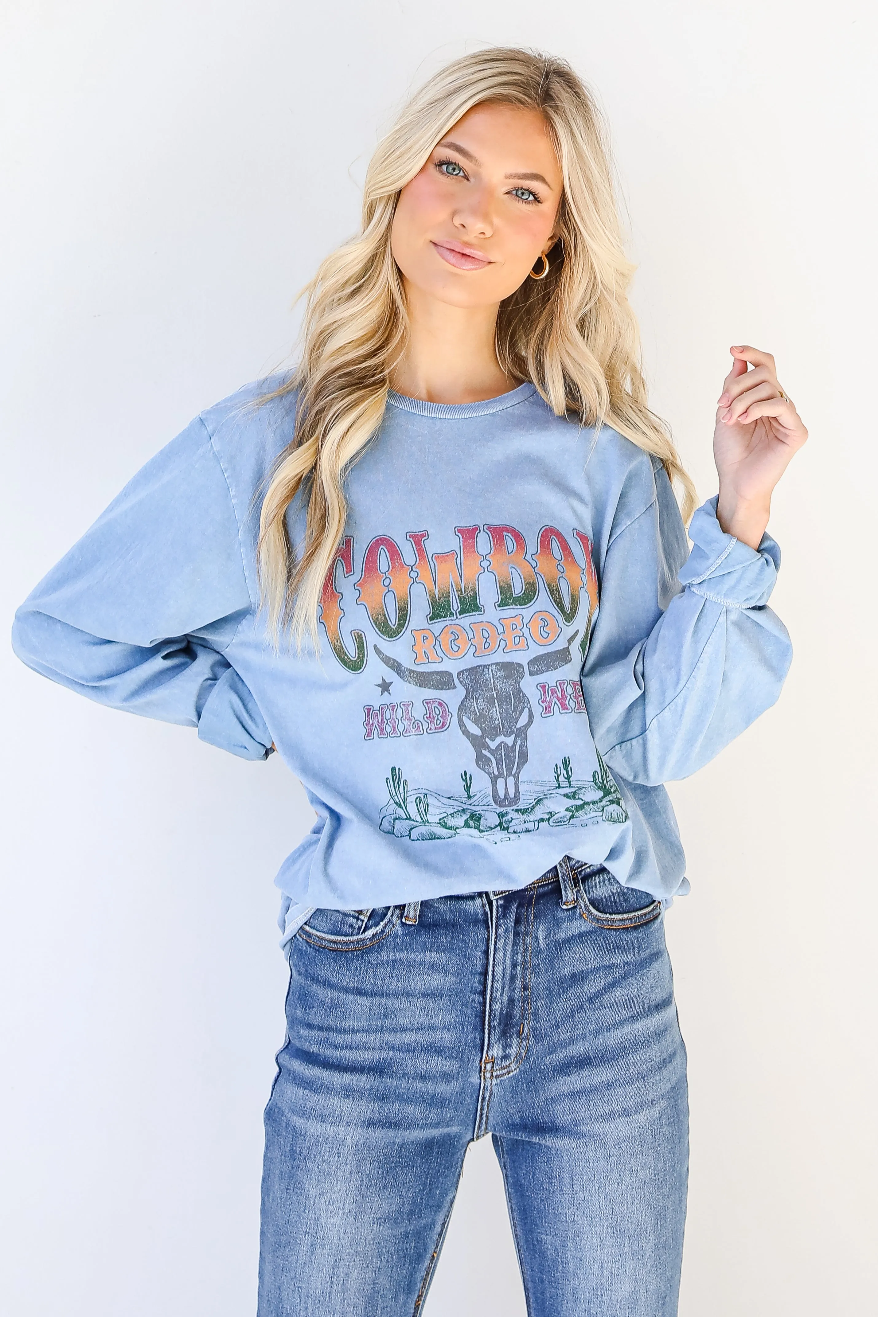 Cowboy Rodeo Long Sleeve Tee