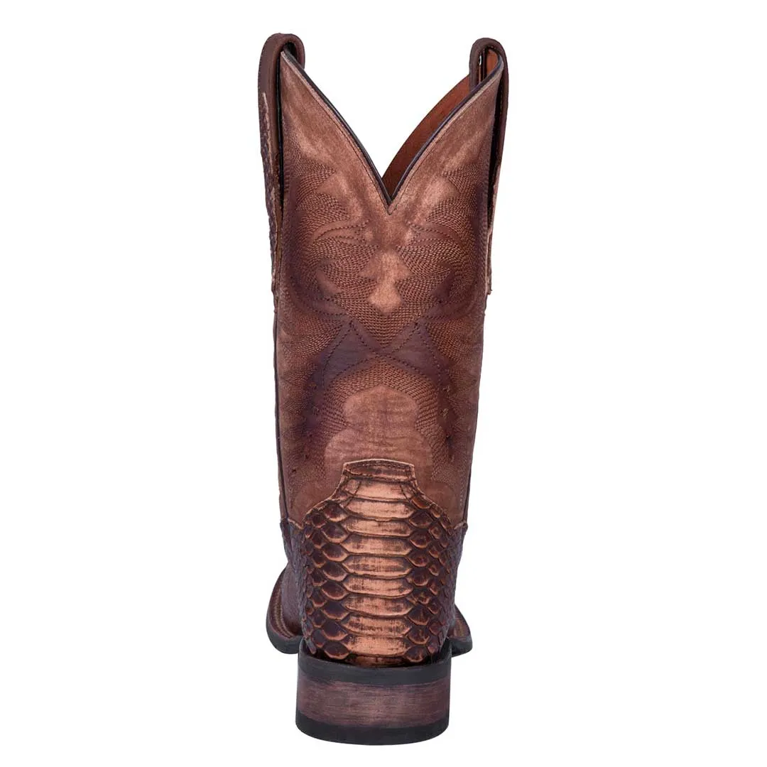 Dan Post Men's Faux Python Square Toe Cowboy Boots