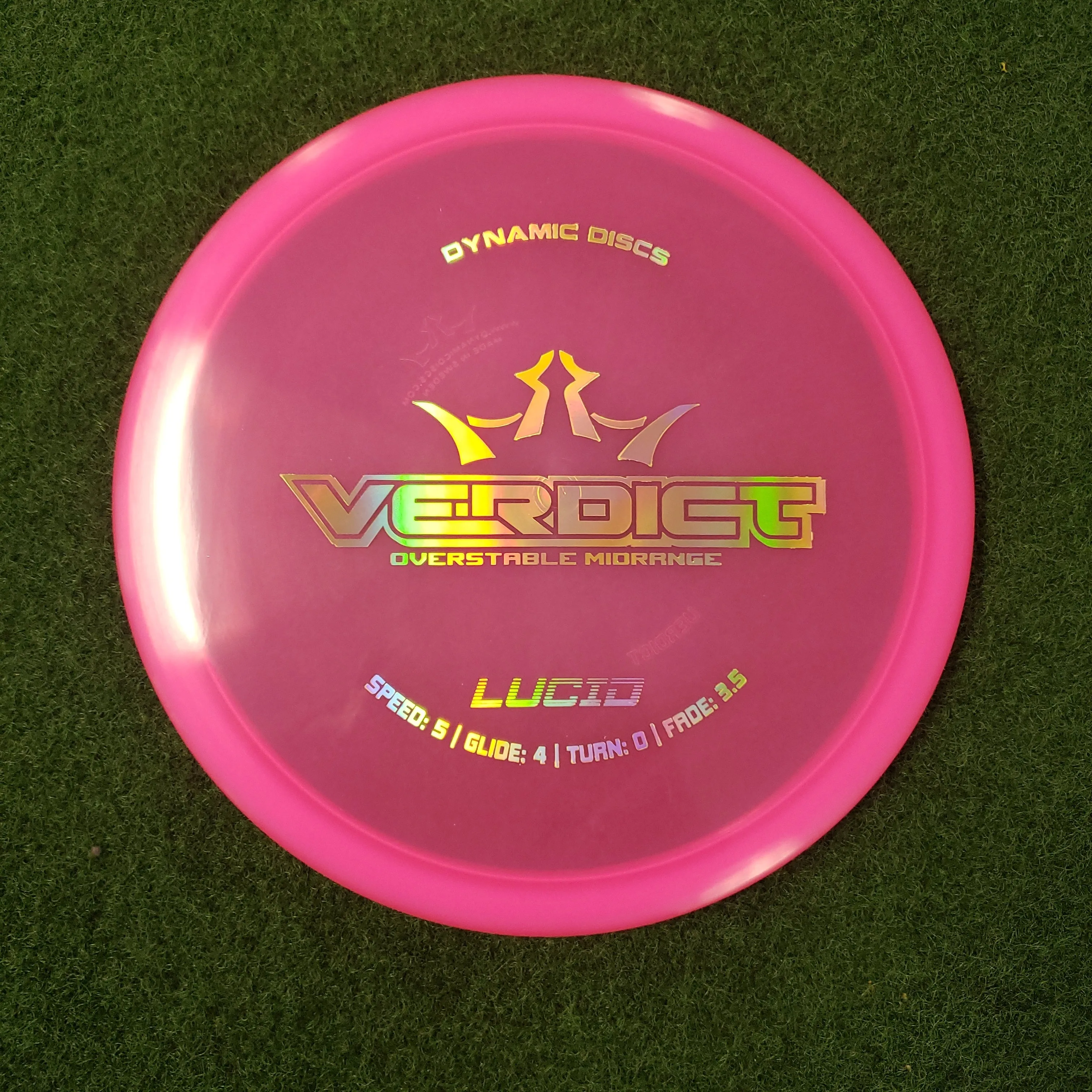 Dynamic Disc Verdict [ 5 4 0 3.5 ]