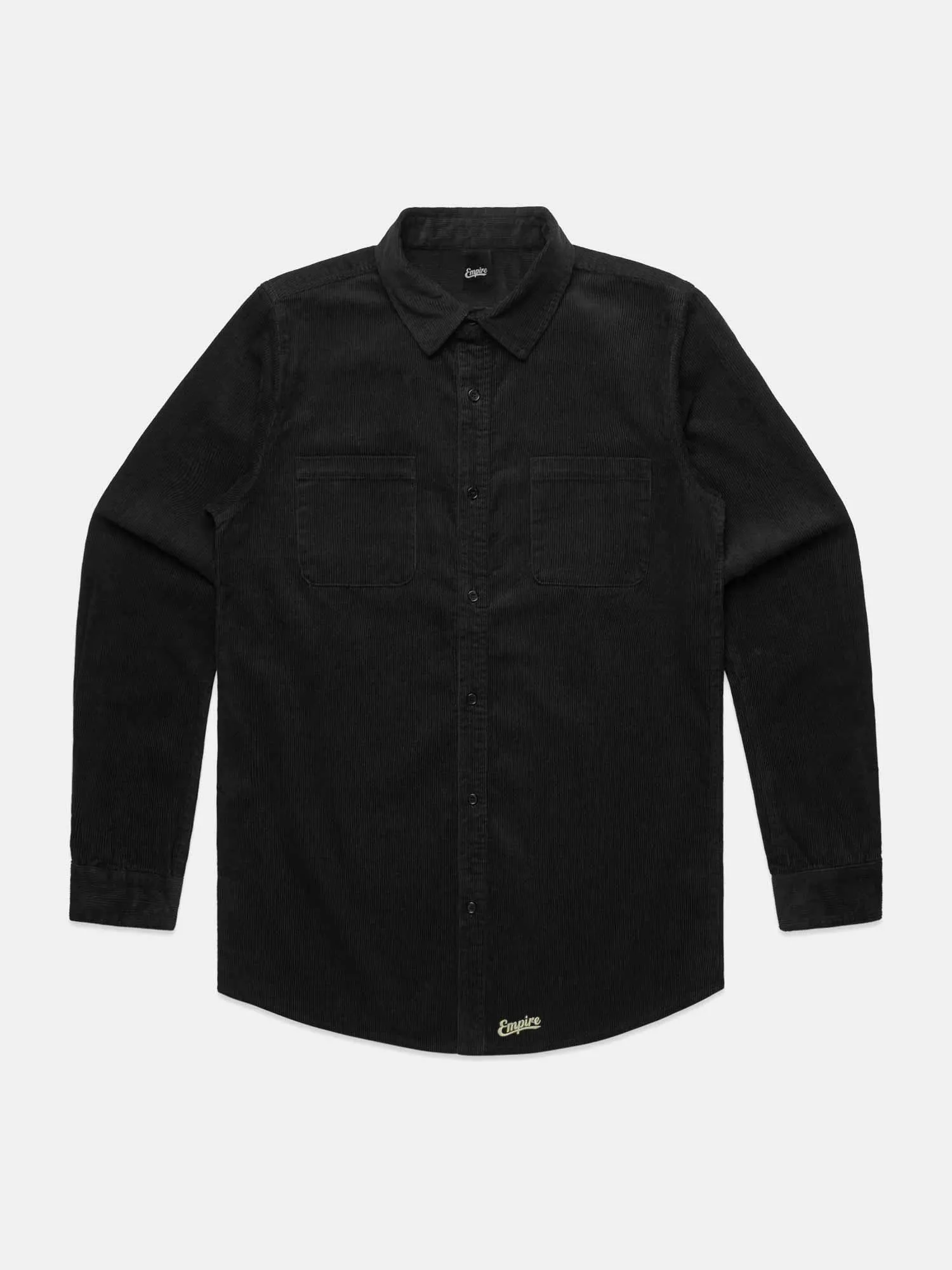 Empire Lines For Africa Cord Shirt - Black