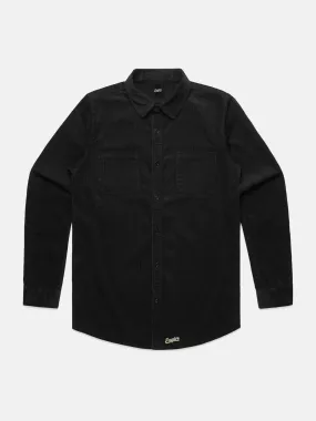 Empire Lines For Africa Cord Shirt - Black