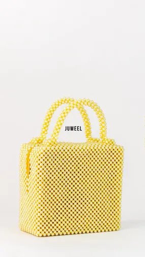 Esi Top Handle Tote Bag - Yellow