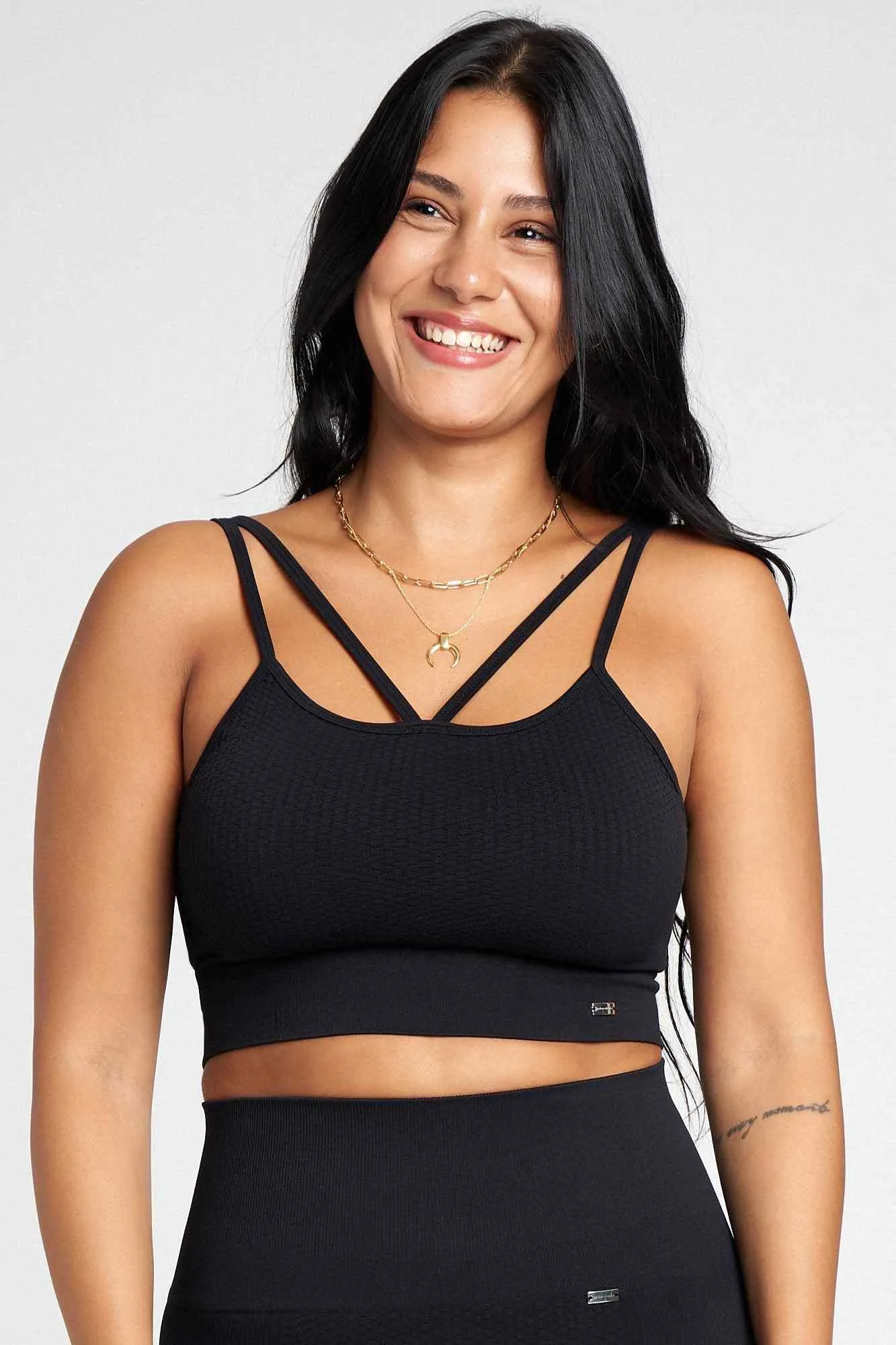 Feel Bra Reversible en Negro