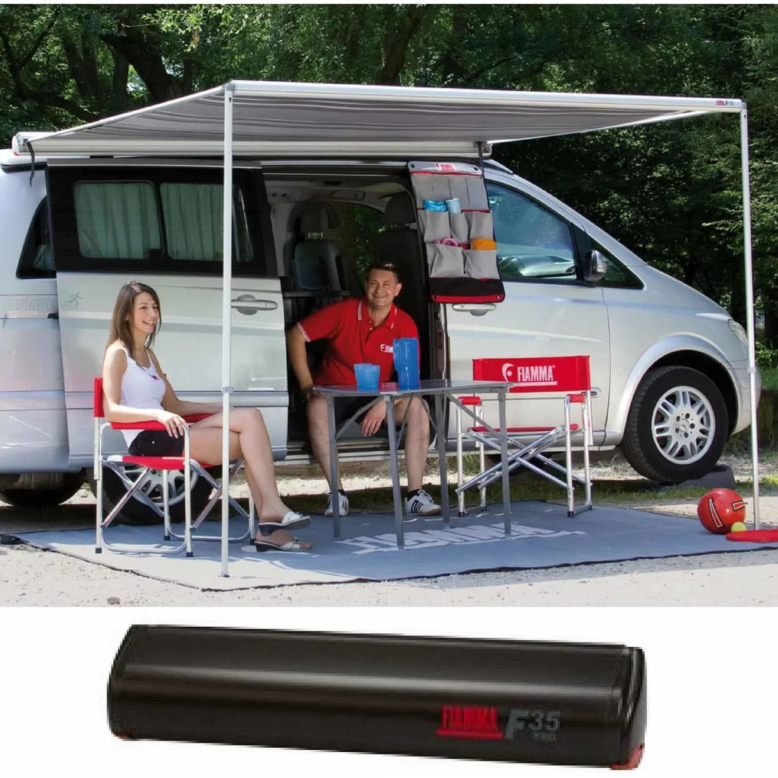 Fiamma F35 Pro Deep Black Caravan Awning