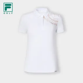 FILA CORE ATHLETICS GOLF Women Short Sleeve Polo in White