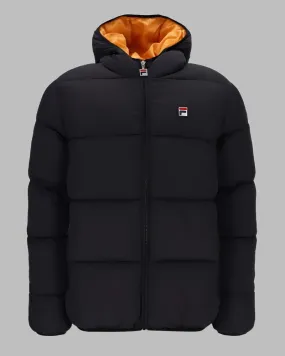 FILA HARRY Heavily Padded Puffer Jacket Black/Yam