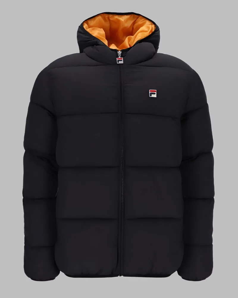 FILA HARRY Heavily Padded Puffer Jacket Black/Yam