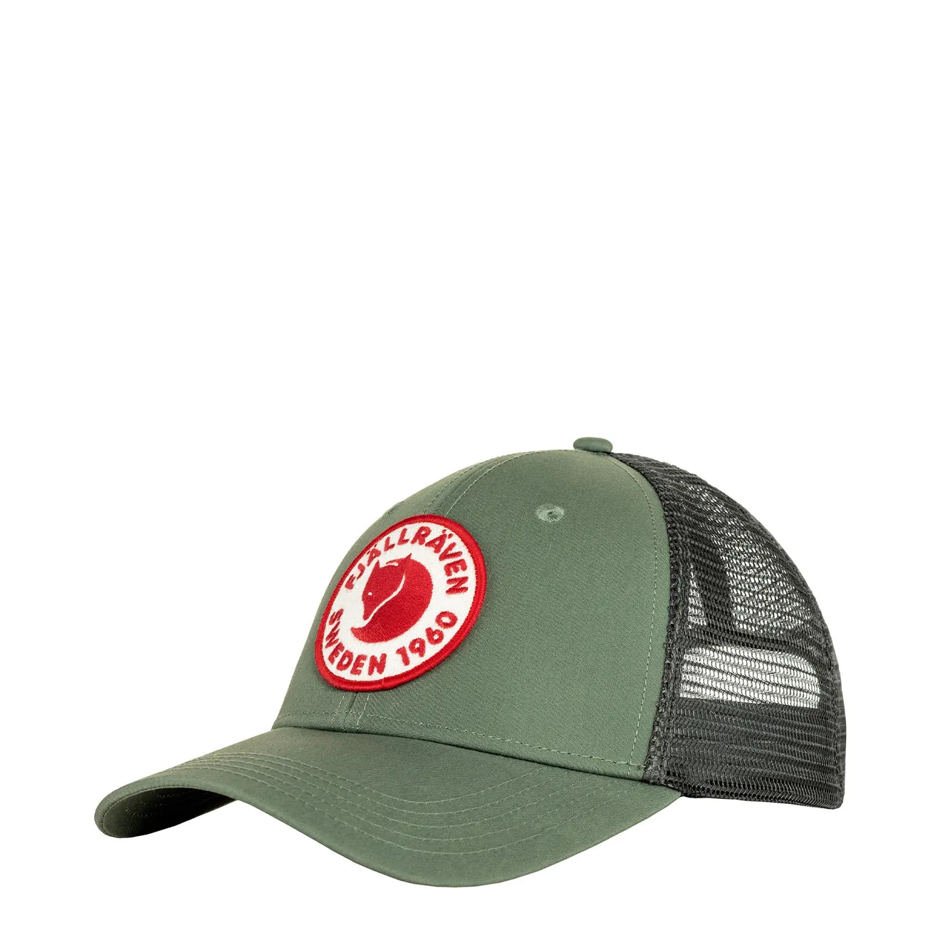 Fjallraven 1960 Logo Langtradarkeps Cap Patina Green