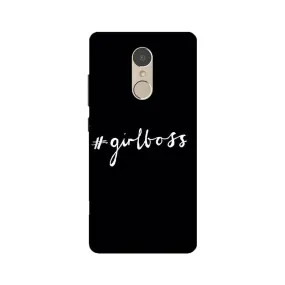 #GirlBoss Mobile Back Case for Lenovo K6 Note (Design - 266)