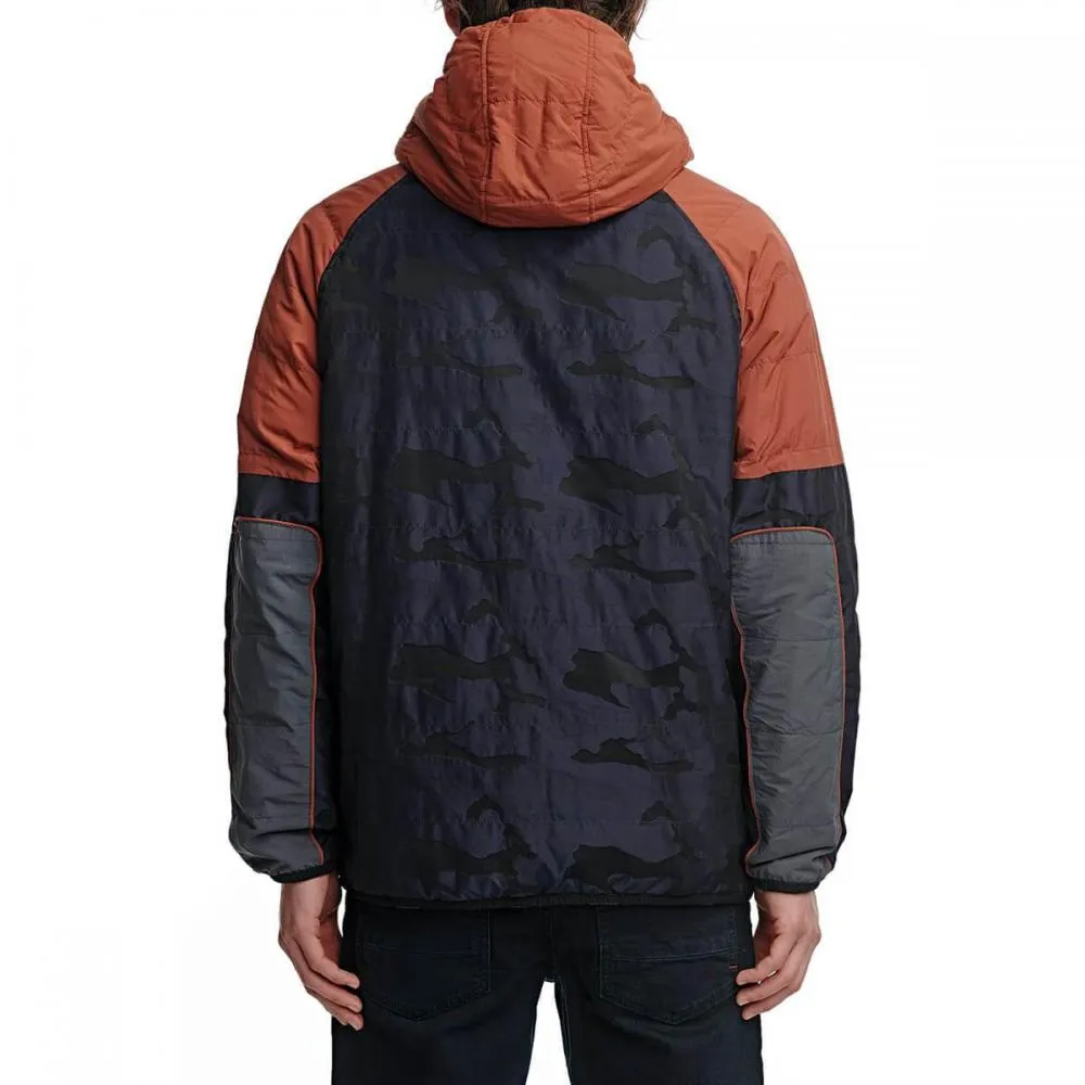 Globe men's reversible jacket in black Polartec GB02037000