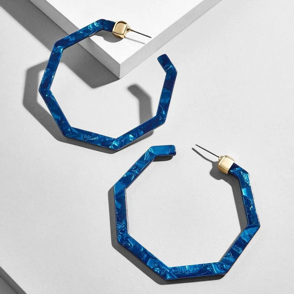 Hampton Geo Hoop Earrings - LAST CHANCE / FINAL SALE