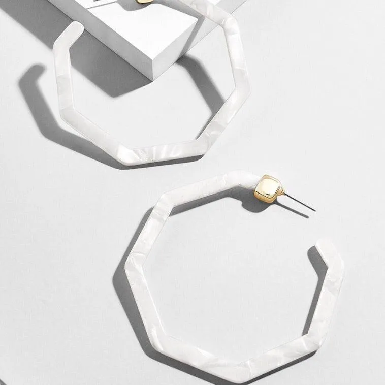 Hampton Geo Hoop Earrings - LAST CHANCE / FINAL SALE