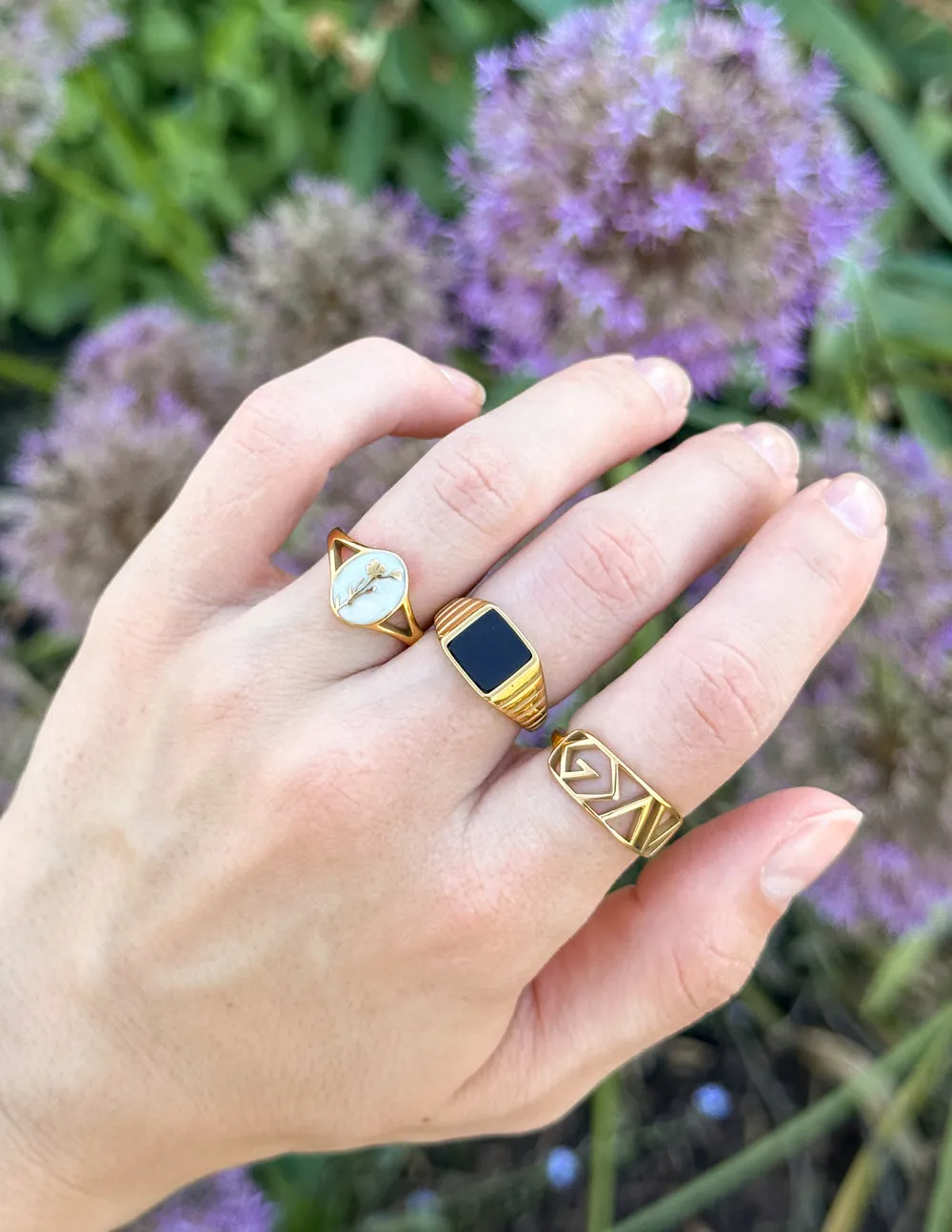 Highs and Lows Statement Ring