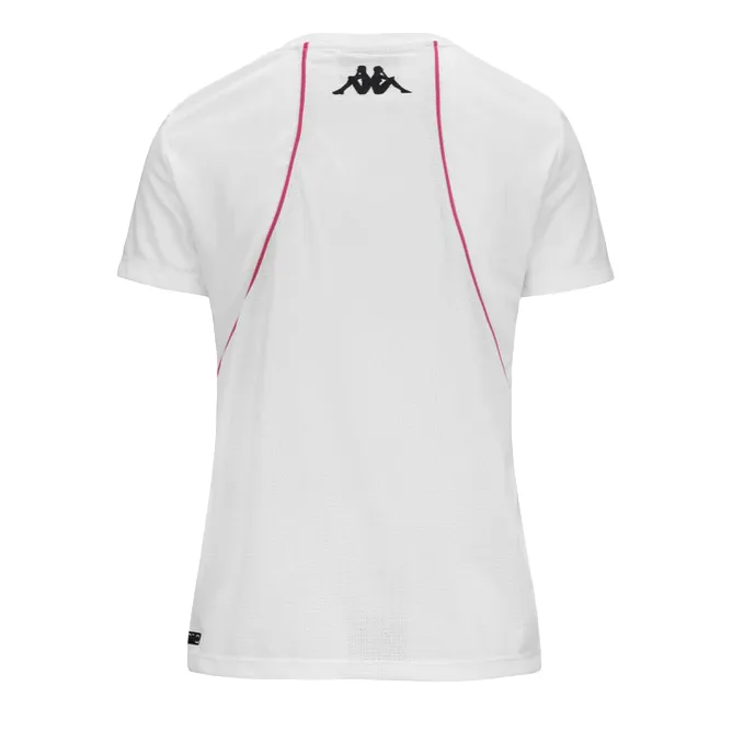 Kappa women's short sleeve t-shirt Kombat Padel Fitasi 361L49W 001 white